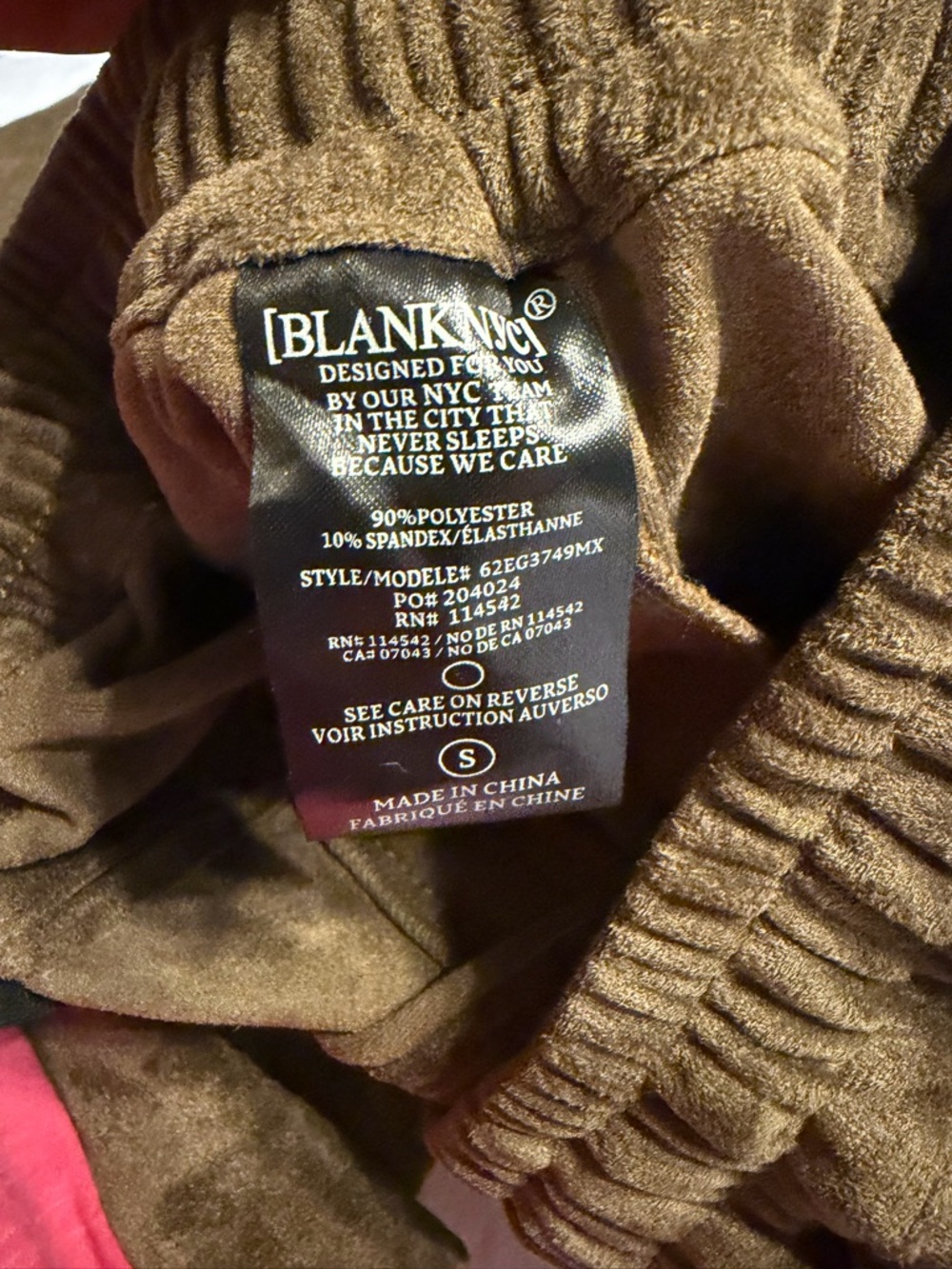Blank NYC Faux Suede Palazzo Pants - Picture 6 of 6